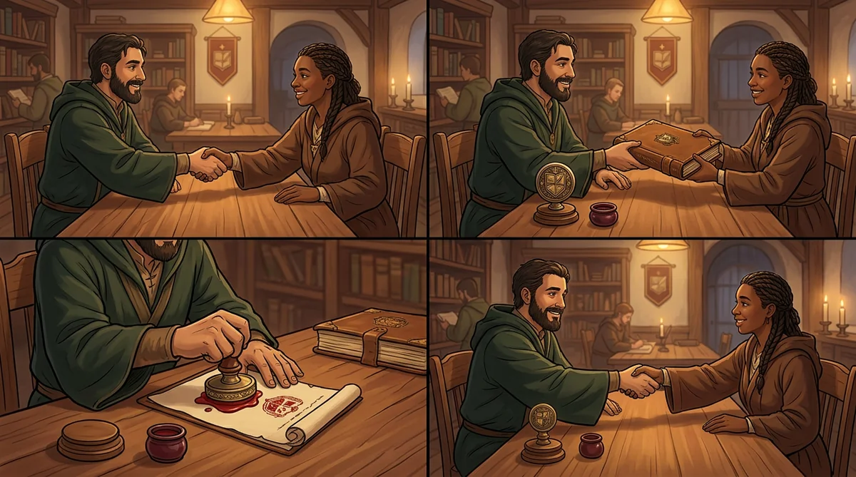 BCS ↔ StoryGuild handshake