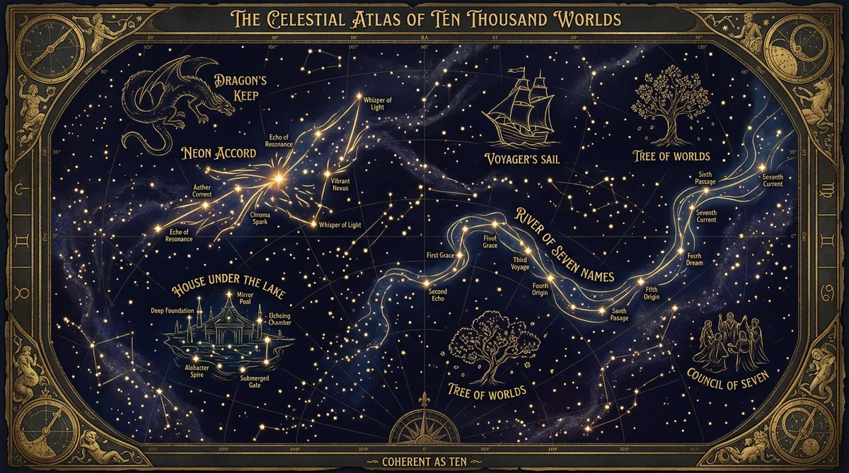 World atlas constellation