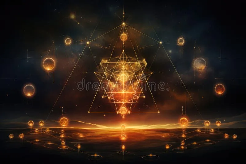 sacred geometry pattern abstract background 346022853