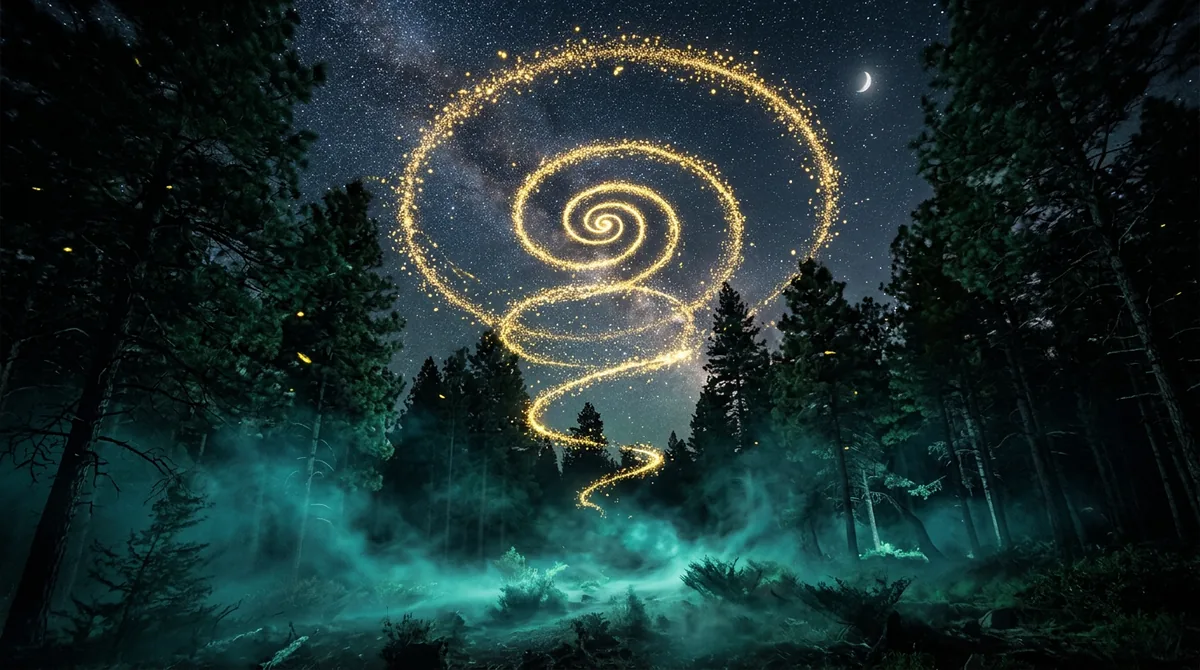 Order in motion — Luminous field