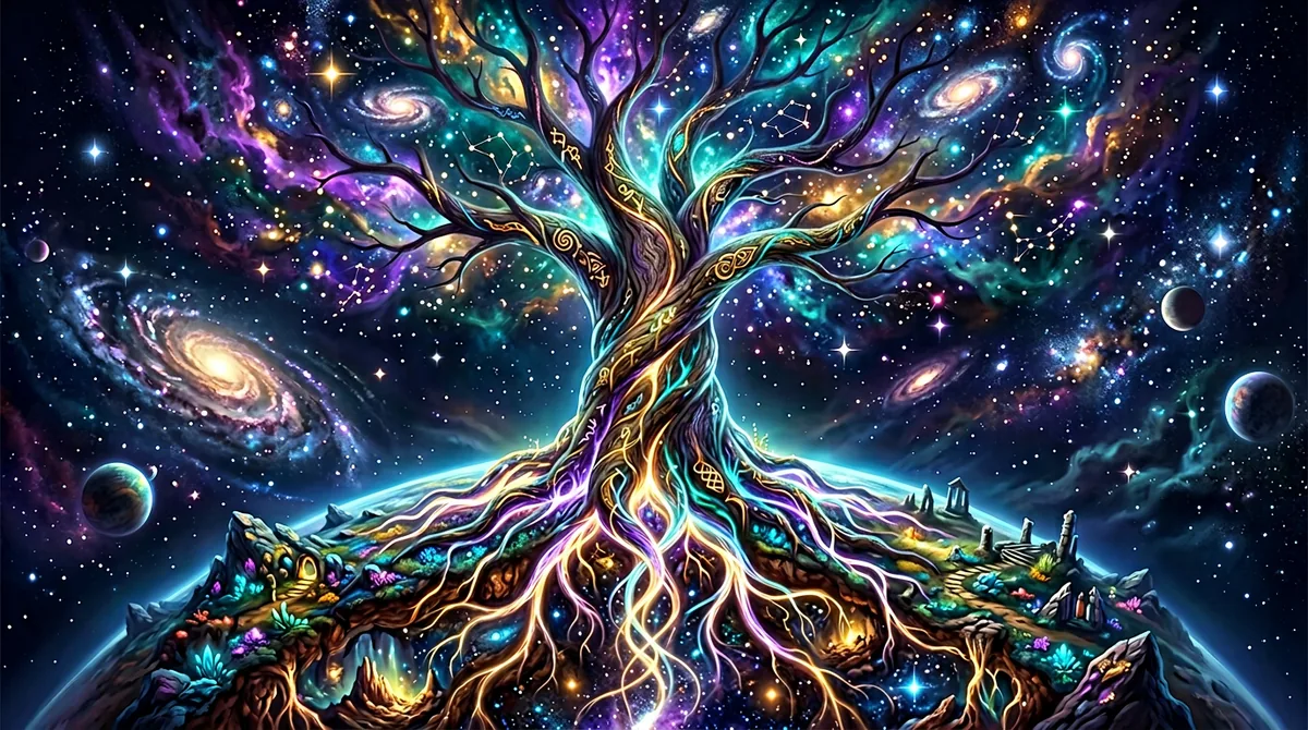 Above and below — Luminous field