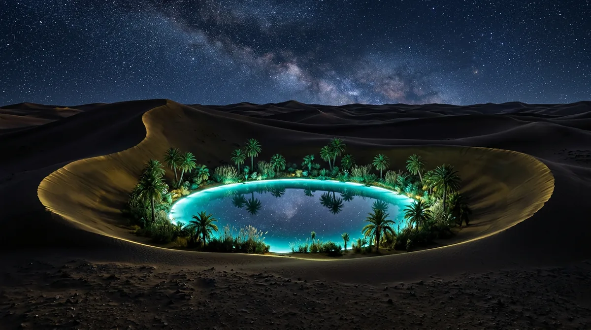 Survival glows — Luminous field