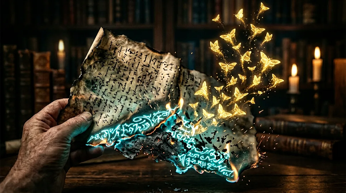 Script of change — Luminous field