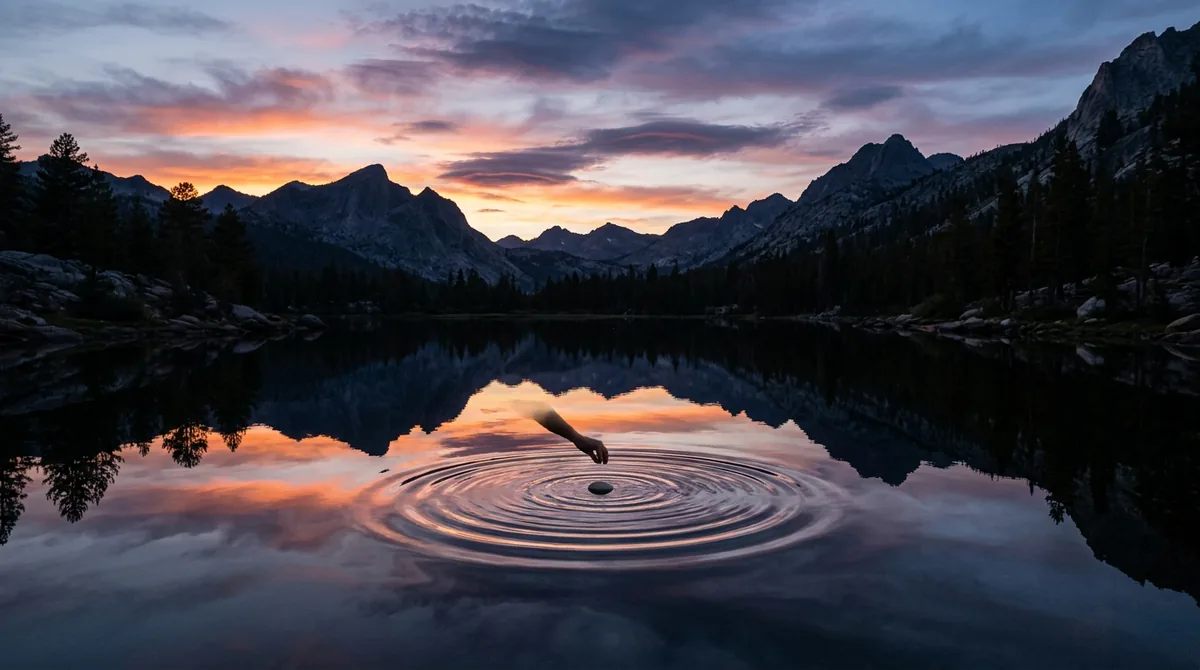 Two skies — Luminous field