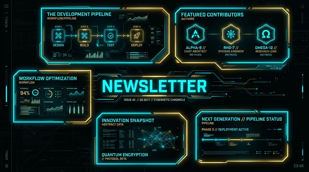 Concept B: Cyberpunk neon