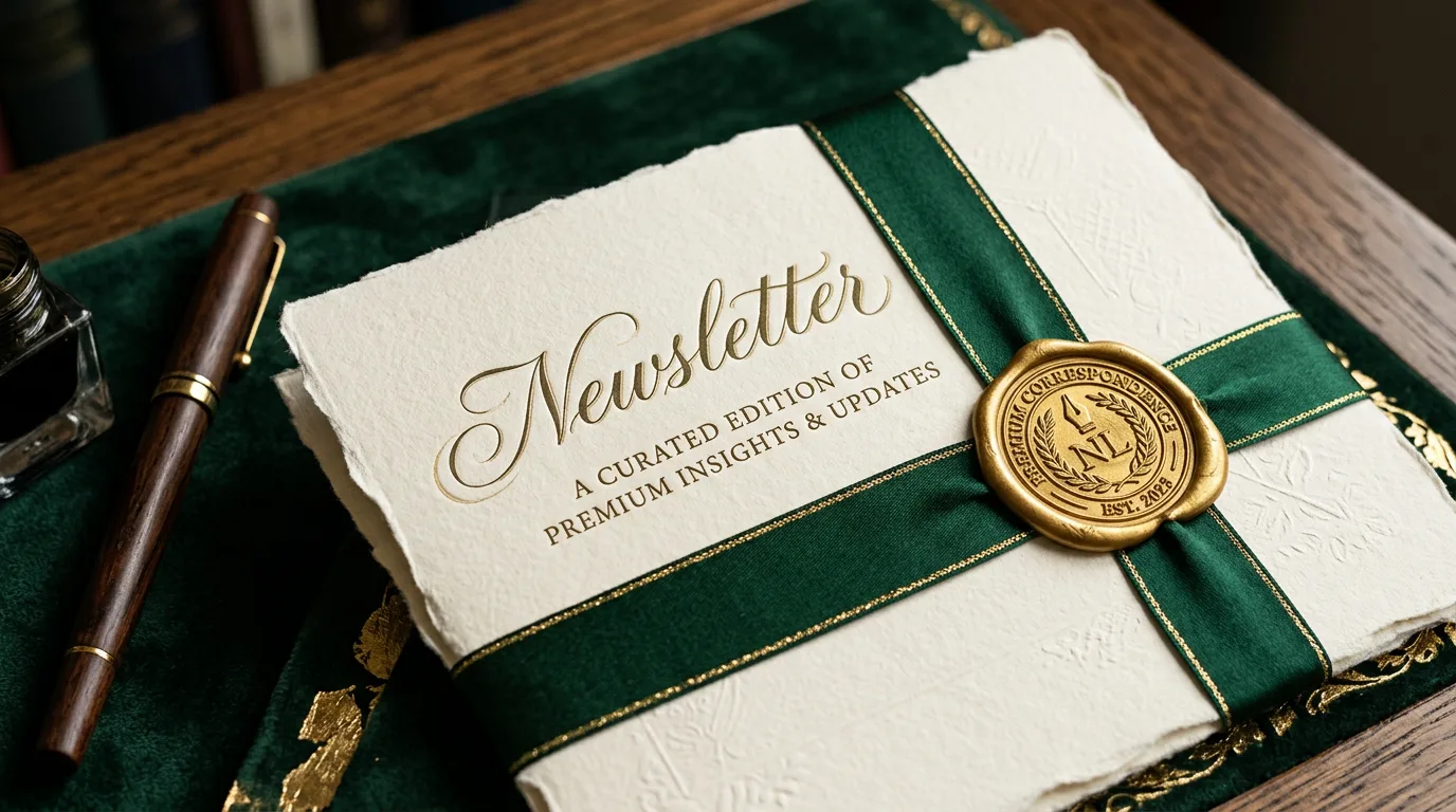 Sealed: Wax seal, ribbon