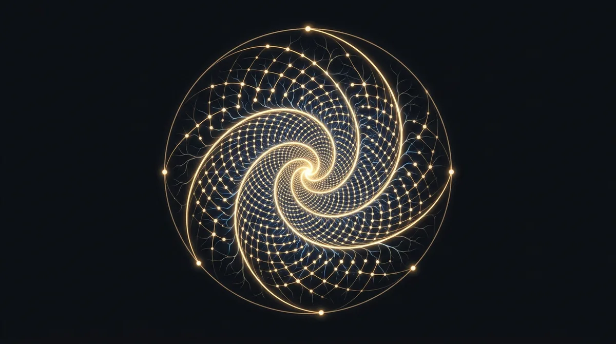 Golden spiral — phyllotactic MESH