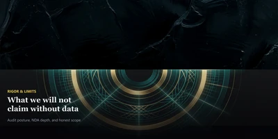 Card: rigor and limits, claims we will not make without data