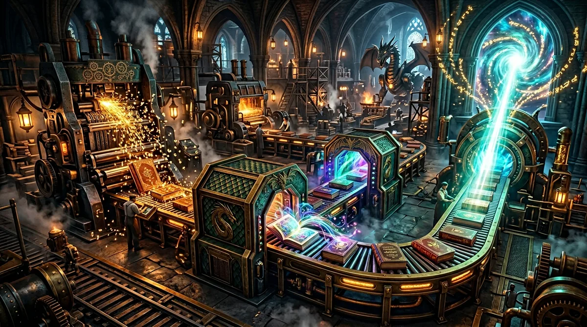 Editorial study — pipeline forge