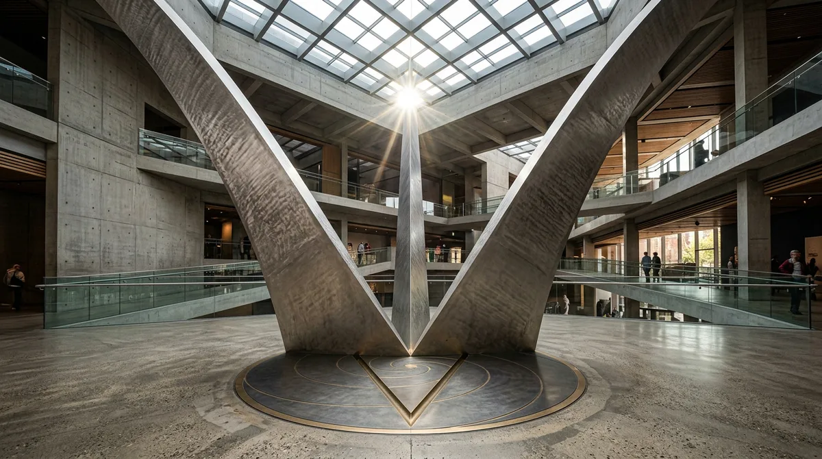 Golden Angle Monument Sculpture