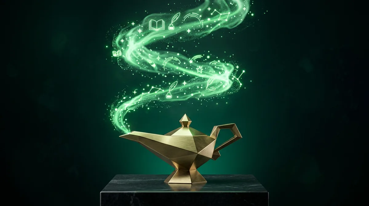 Greenie Genie Lamp Spiral