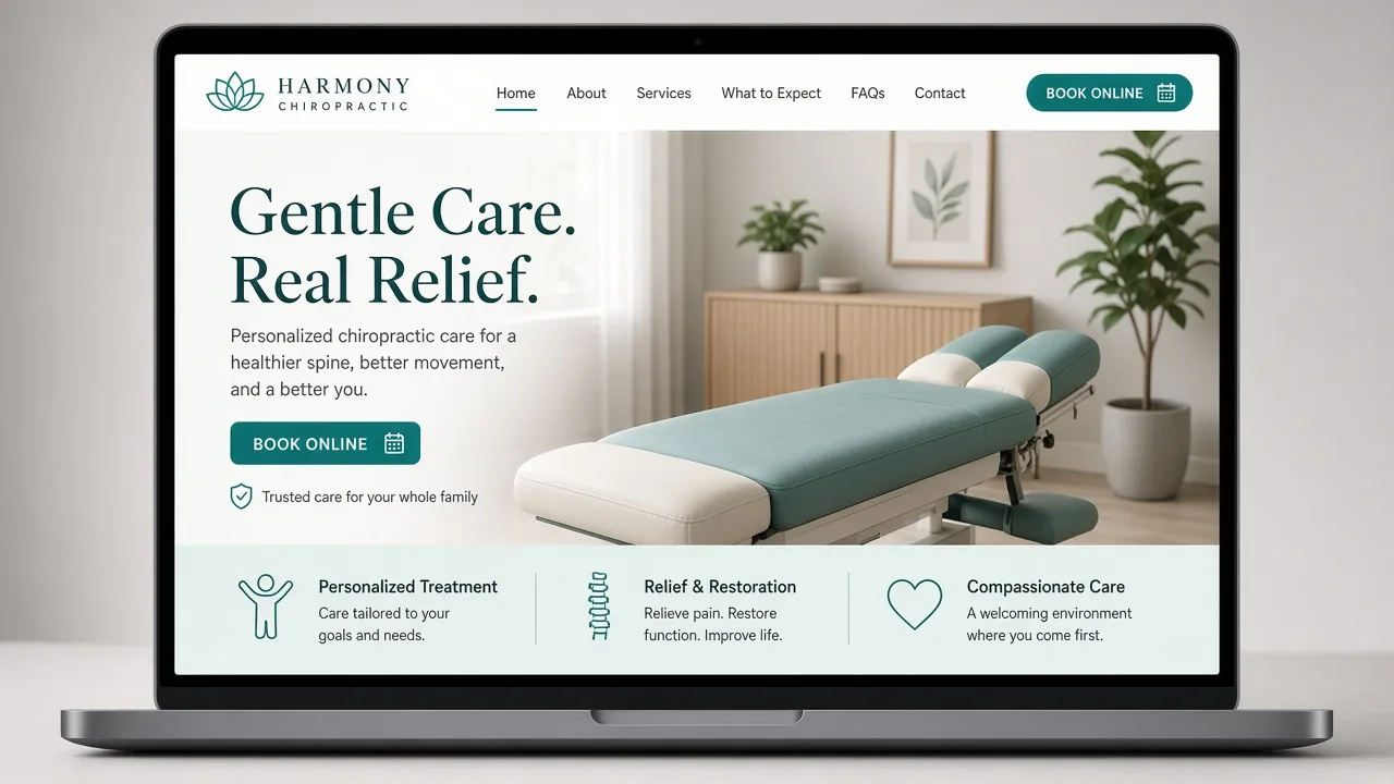 Template mockup chiro