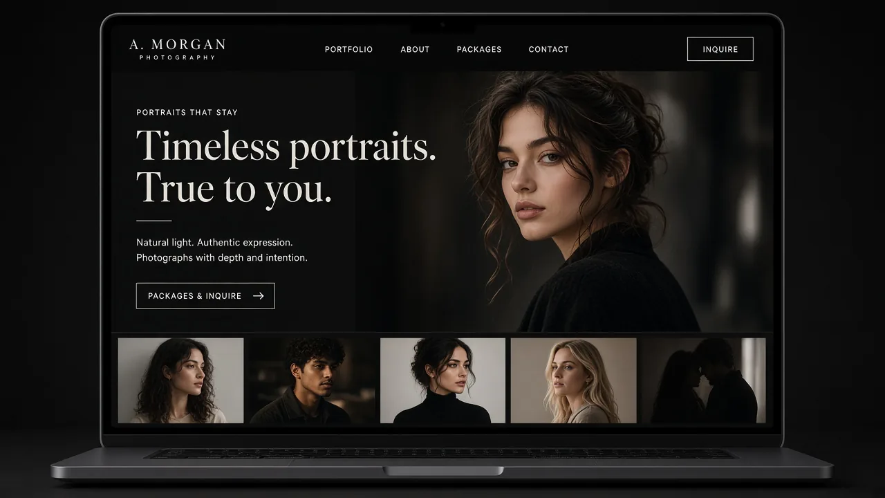 Template mockup photographer