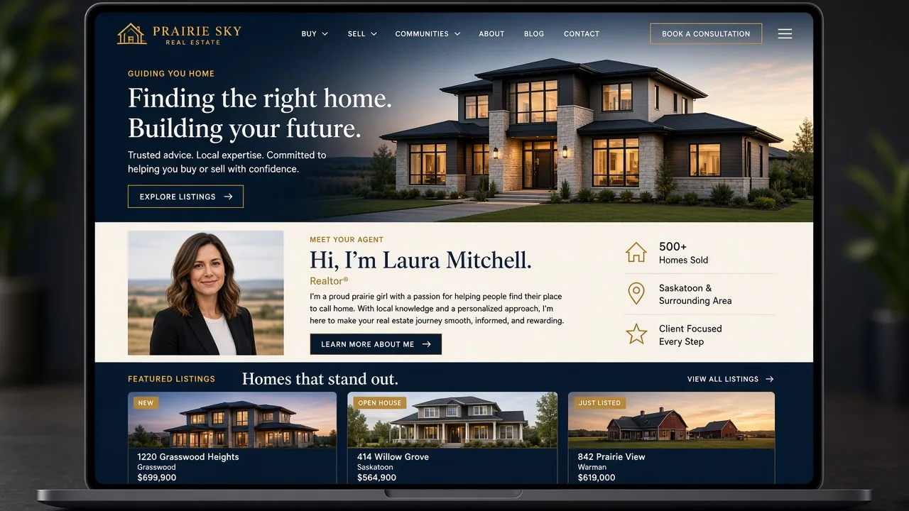 Template mockup realtor