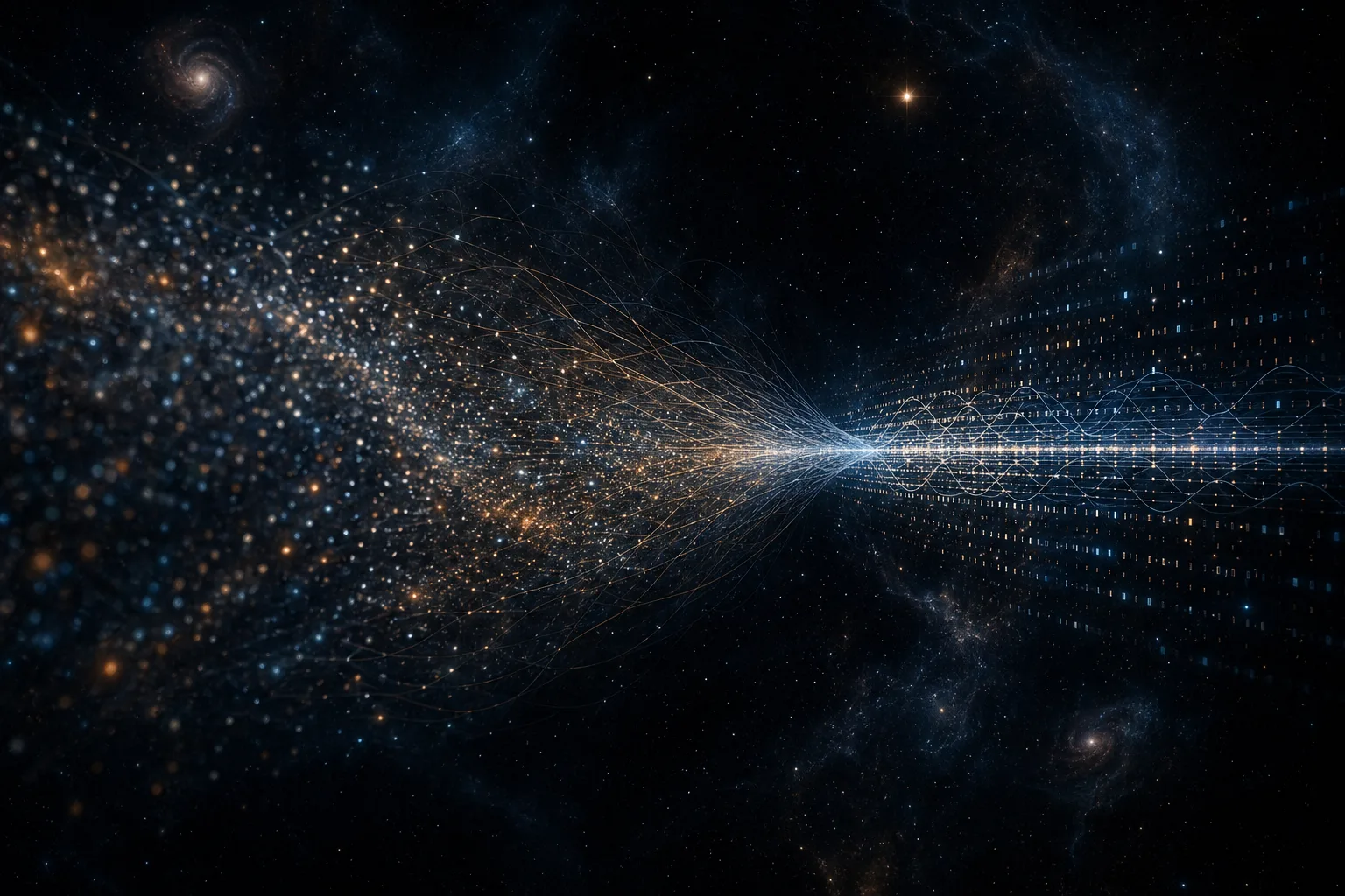 Information and surprise — bits, codes, uncertainty (essay hero art)