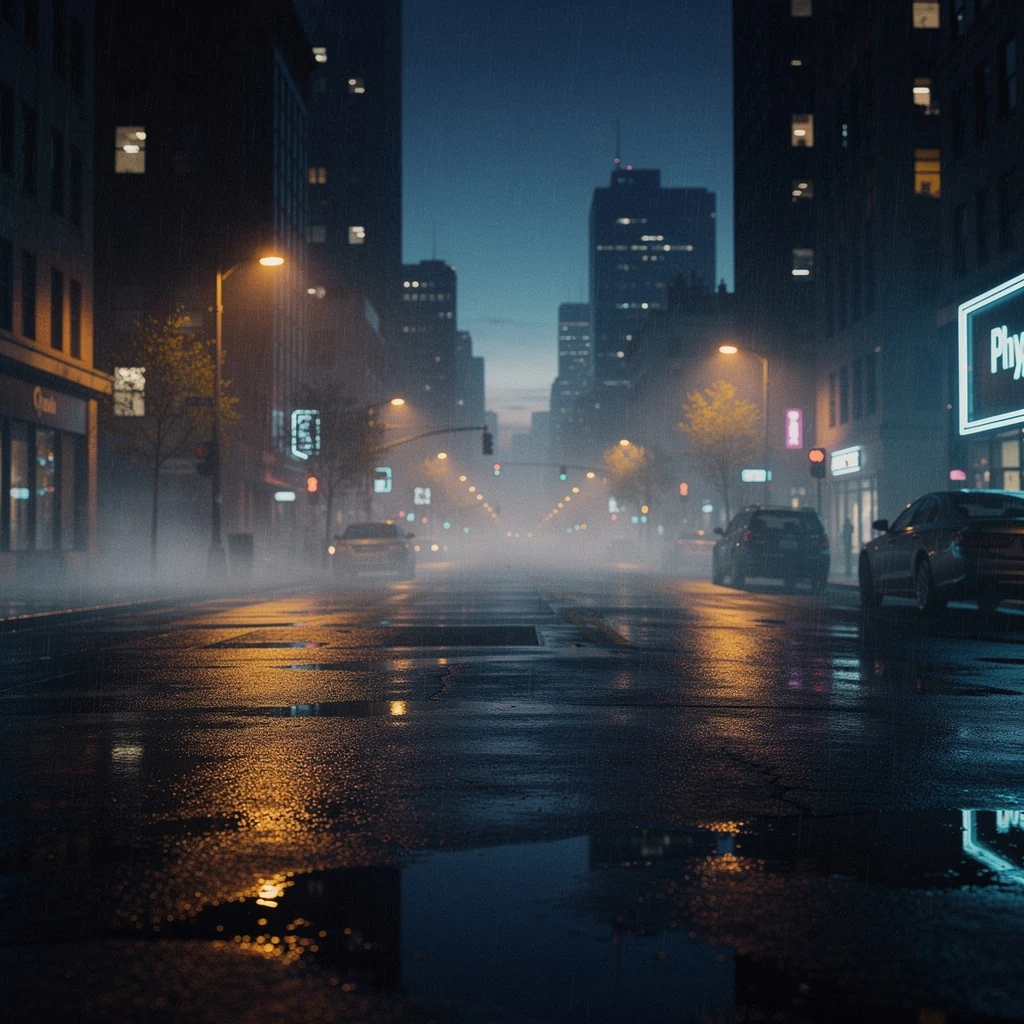 Until The City Wakes: commissioned illustrative artwork