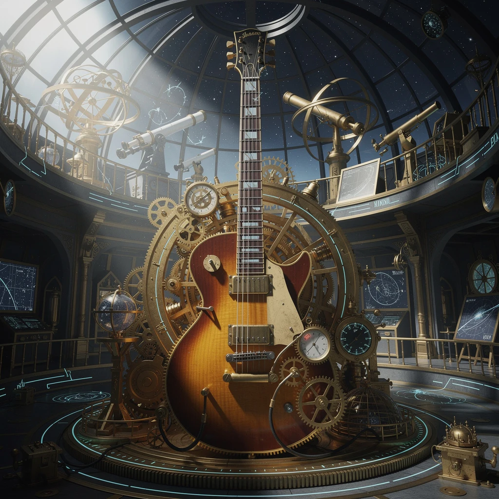 The Clockmakers Sky I The Mechanism: commissioned illustrative artwork