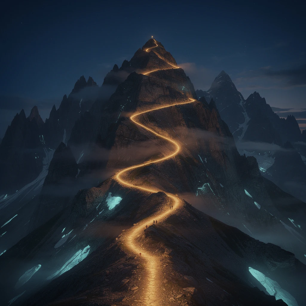 Phyllux Film - Climb Theme: commissioned illustrative artwork