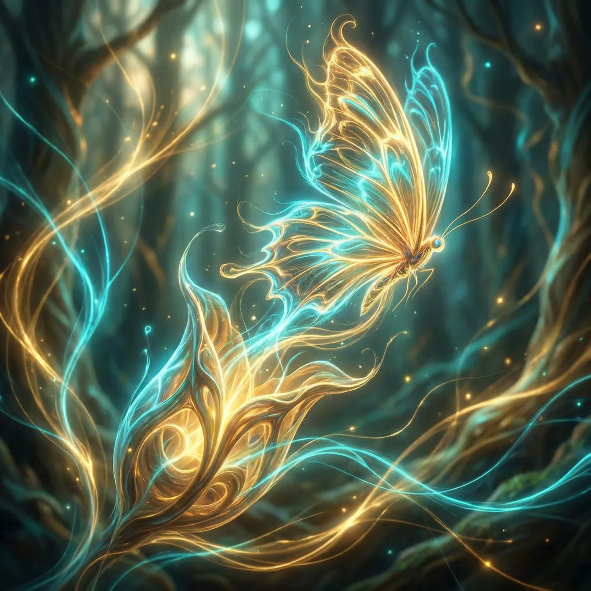 Metamorphosis — butterfly emerging from chrysalis, transformation