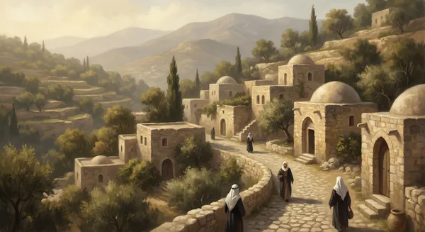 Mountain village—traditional Druze setting