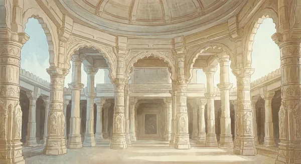 Ranakpur temple columns