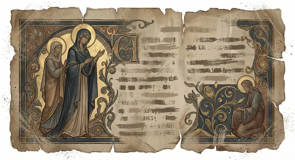 Manuscript fragment — ancient text