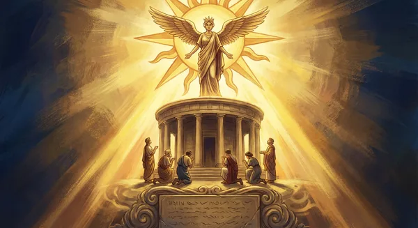 Sun at zenith — unconquered light