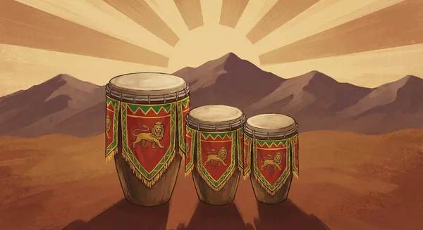 Drums—Nyabinghi