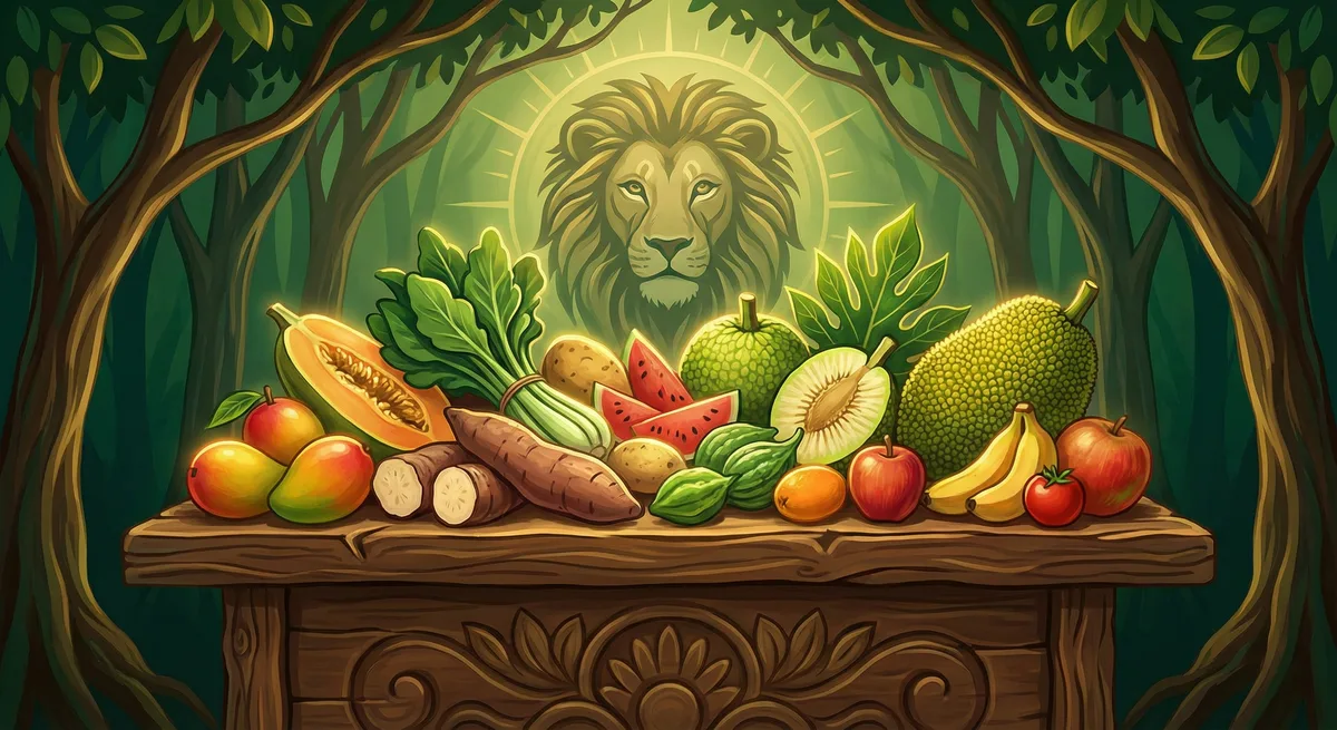 Natural food—fruits, vegetables, ital