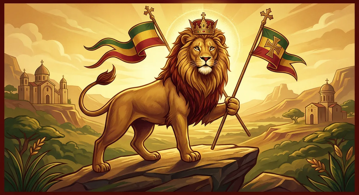 Lion of Judah—symbol of Ethiopia and Rastafari