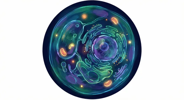 Microscope view — cellular structure