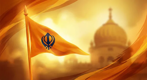 Nishan Sahib — Sikh flag