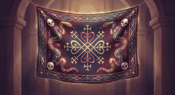 Ritual flag or drapo